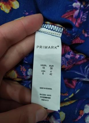 Блуза в цветочный принт primark, uk 10, eur 386 фото