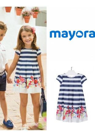 Красивое новое платье от mayoral на девочку 3 лет