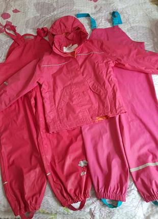 Грязепруф kids поукомбинезон куртка 122 128 134 демісезонні без флісу