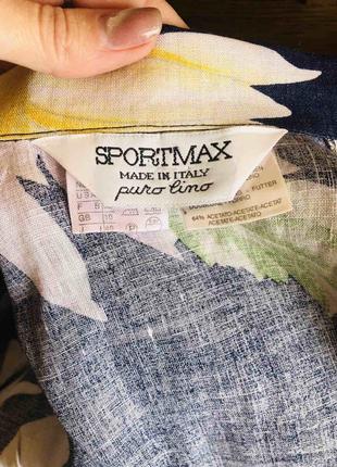 Платье max mara sportmax плата max mara лен оригинал 7
