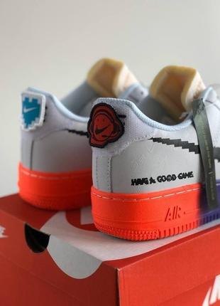 Світять, шкіряні, бомбезні кросівки nike airforce have a good game6 фото