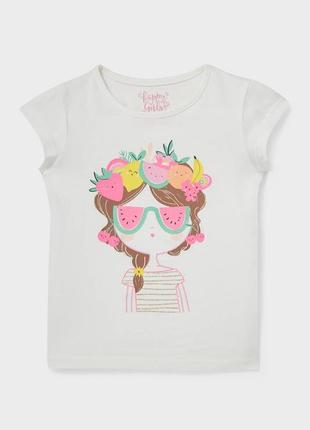 Футболка c&a з яскравим принтом, 98 р.