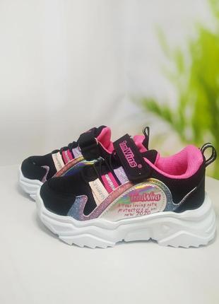 Детские кроссовки для девочек, р.26-30, турция