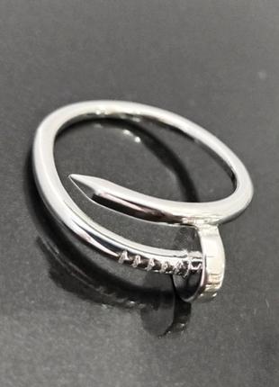 Серебряное кольцо гвоздь - арт 970211495