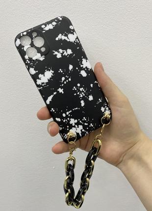 Чехол с цепочкой на iphone 11, 12 pro max чехлы на айфон