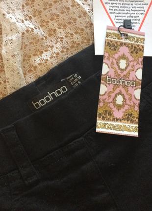 Крутые черные джеггинсы узкие джинсы boohoo5 фото