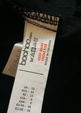 Крутые черные джеггинсы узкие джинсы boohoo9 фото