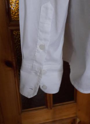 "luisa gerano". блуза белая.4 фото