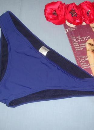 Низ від купальника жіночі плавки розмір 44-46 / 12 синій бікіні на підкладці