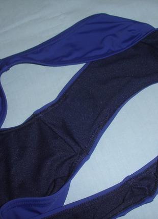 Низ от купальника женские плавки размер 44-46 / 12 синий бикини на подкладке2 фото