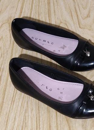 Туфли,балетки nutmeg ,школьные туфли,размер 13, стелька 20см5 фото