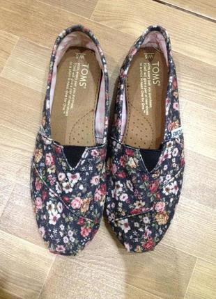 Эспадрильи toms р-р.34-35 стелька 22см