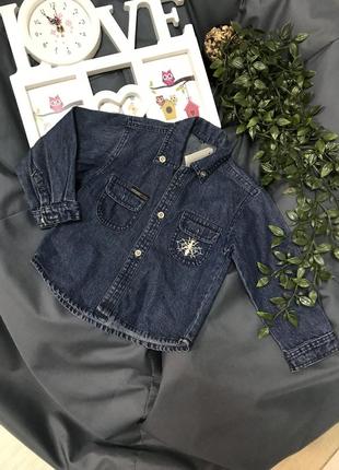 Джинсова сорочка на хлопчика 3 роки