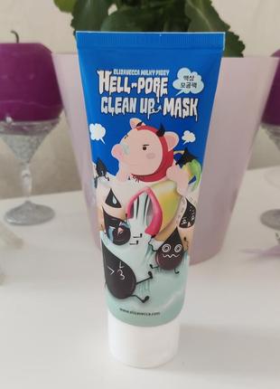 Elizavecca hell pore mask чорна маска