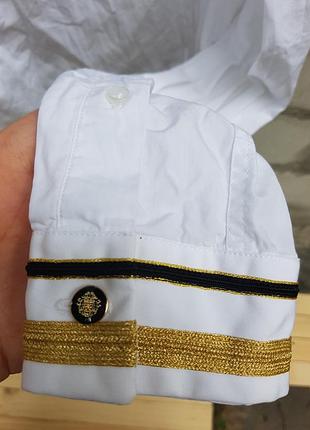 Белая хлопковая рубашка zara man испания