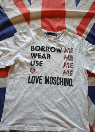 Футболка love moschino