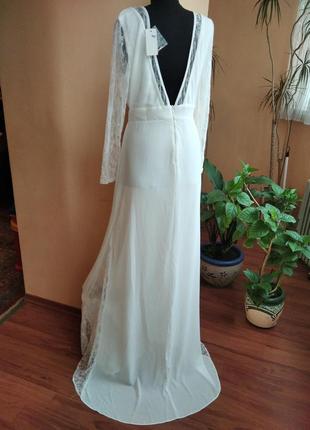 Свадебное платье со шлейфом tfnc london7 фото