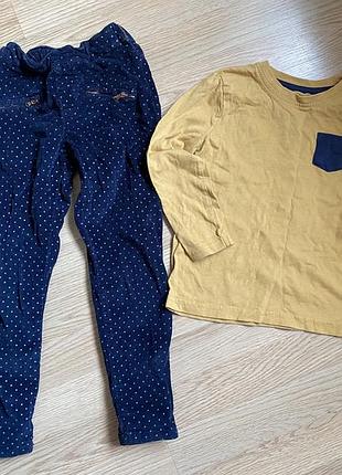 Комплект штани вельветы і реглан