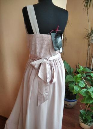 Платье пудрового цвета в пол dort perkins3 фото