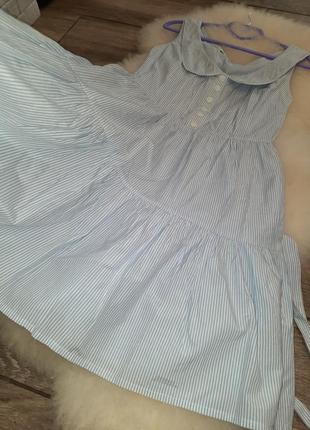 Сукня сарафан смужка , м3 фото