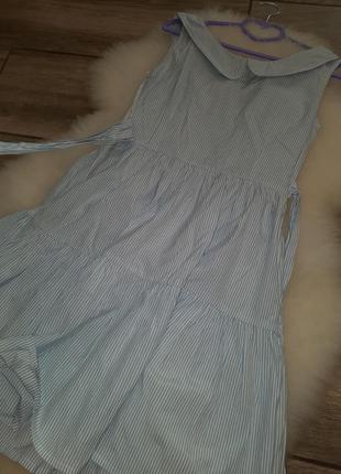 Платье  сарафан  полоска , м6 фото