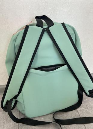 Бірюзовий рюкзак шкільний (портфель, сумка) tik tok like7 фото