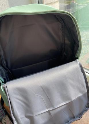 Бірюзовий рюкзак шкільний (портфель, сумка) tik tok like6 фото