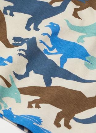 Стильна футболочка з динозаврами h&m2 фото