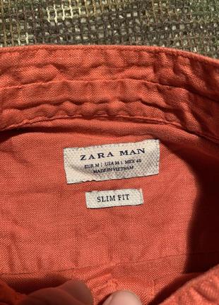 Сорочка zara man slim fit, оригінал, розмір м4 фото