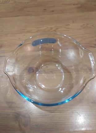 Жаростойкая миска pyrex(france) 23х27см, 2,7 литра
