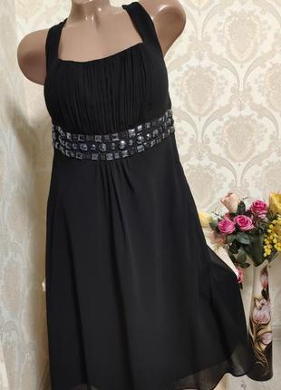 Нарядное черное вечернее платье,сарафан2 фото