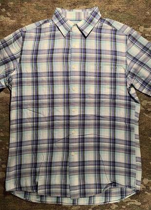 Рубашка uniqlo linen blend, оригинал, размер s3 фото