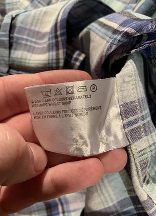 Рубашка uniqlo linen blend, оригинал, размер s 6