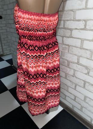 Стильный сарафан платье  оригинал ocean club  100% полиэстер4 фото