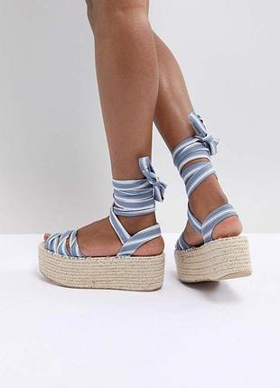 Босоніжки еспадрильї boohoo