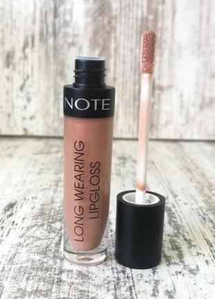 Блиск для губ note long wearing lipgloss тон 06