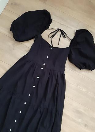 Стильное хлопковое платье bershka 2