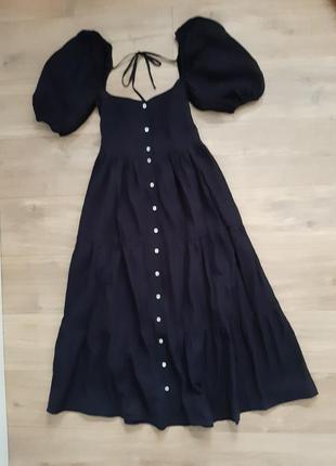 Стильное хлопковое платье bershka 3