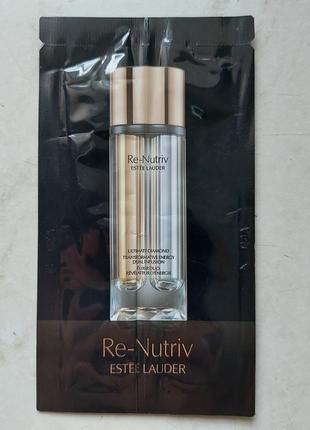 Пробник подвійний еліксир для обличчя estee lauder re-nutriv ultimate diamond transformative dual energy infusion