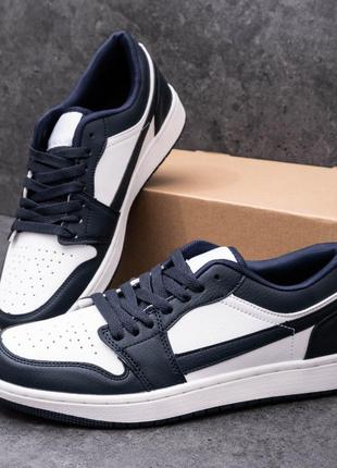 Мужские кроссовки без бренда белый с синим, кроссовки вонекс роше шнуровка6 фото