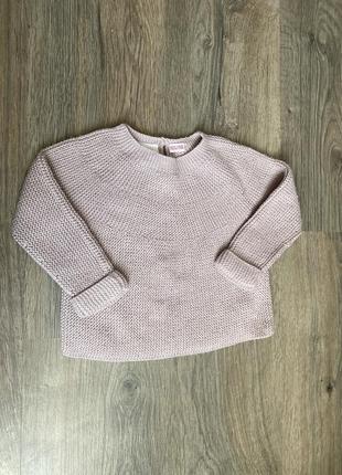 Детская вязанная кофта zara