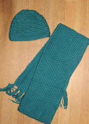 Комплект шапка шарф  onyx