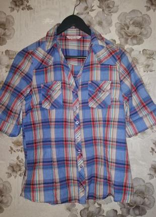 Сорочка в клітку, котон