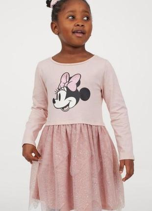 Платье h&m 134-140см минни minnie mouse новое с биркой