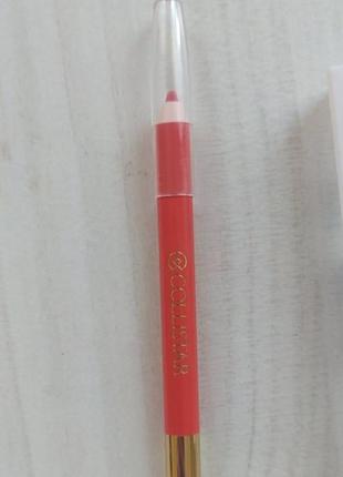 Водостойкий карандаш для губ collistar professional lip pencil 19 arancio matelasse тестер