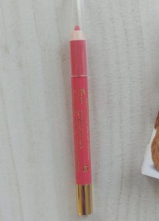 Водостійкий олівець для губ collistar professional lip pencil 18 corallo moon тестер