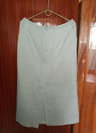 Юбка льняная