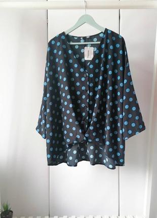 Нова блузка в горох, р. 18 💳