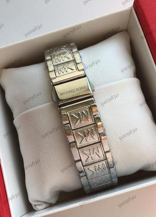 Стильные женские часы серебристого цвета, годинник2 фото