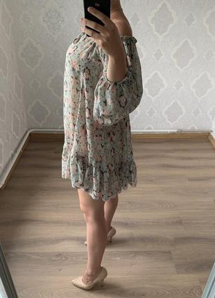 Платье в цветочный принт 2